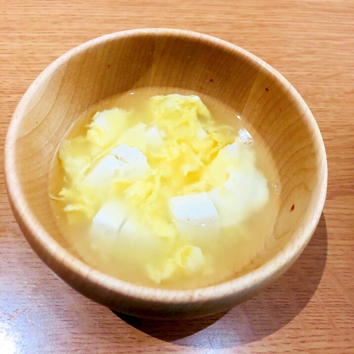 卵と豆腐のスープ